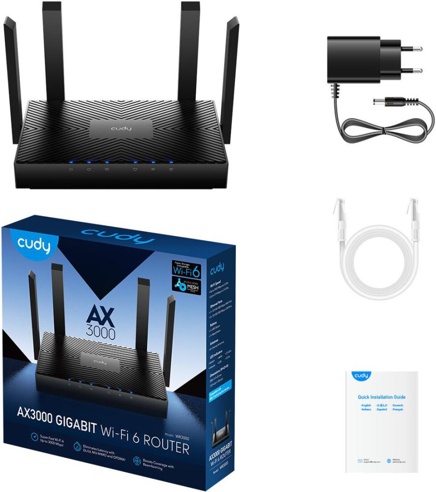 Wi-Fi роутер Cudy WR3000 2.0