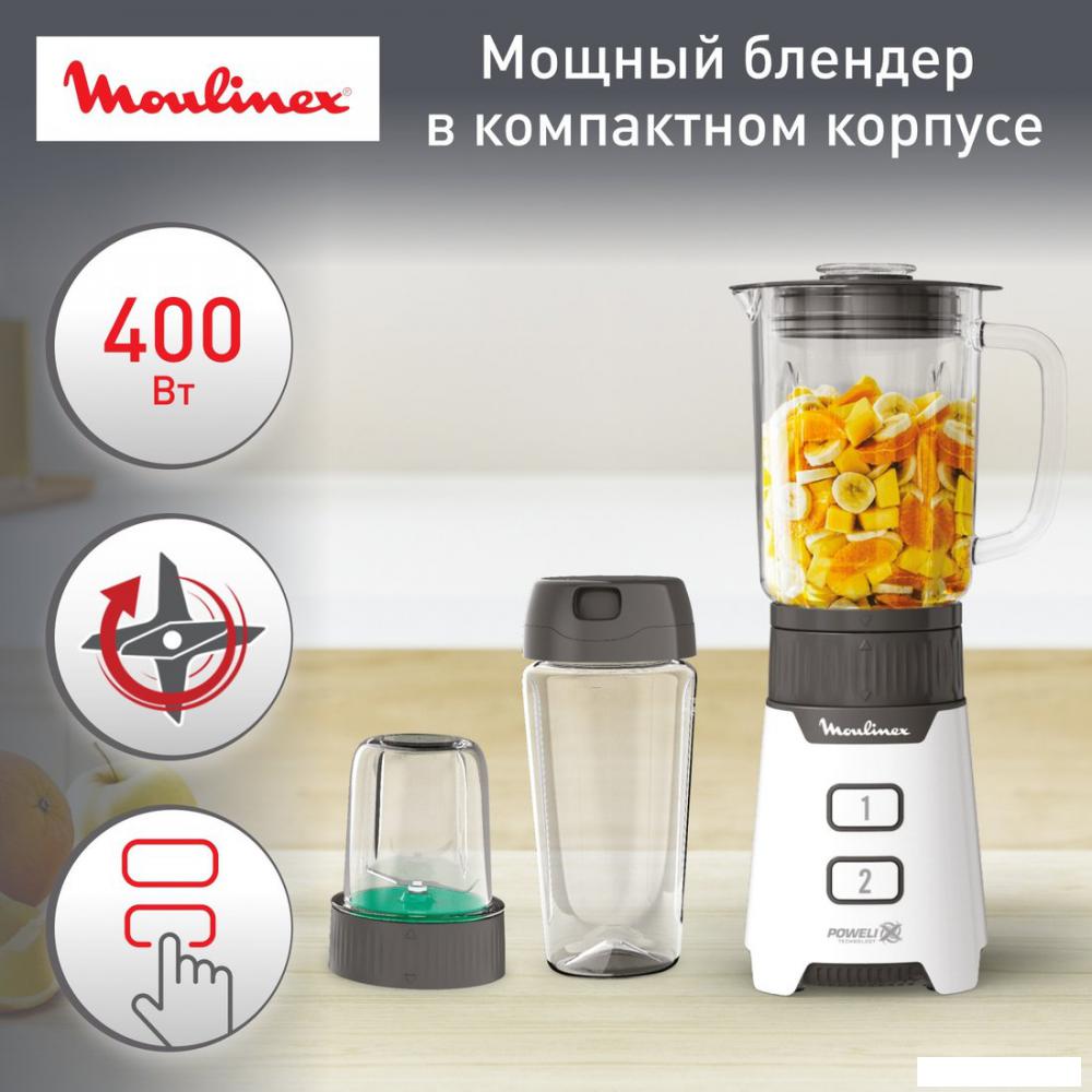 Стационарный блендер Moulinex LM16L110 (белый)