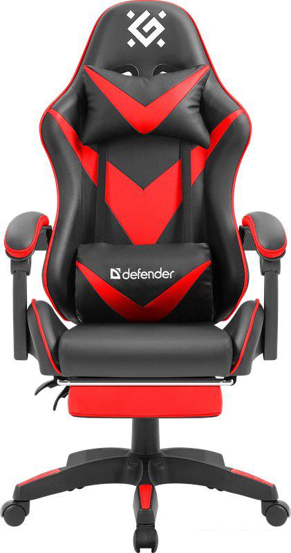 Игровое (геймерское) кресло Defender Minion (черный/красный)