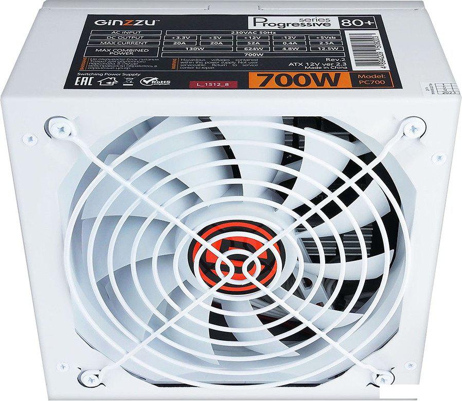 Блок питания Ginzzu PC700 (белый)