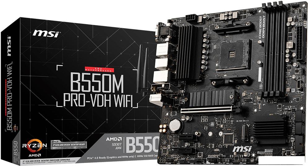 Материнская плата MSI B550M Pro-VDH WiFi