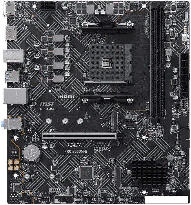 Материнская плата MSI Pro B550M-B
