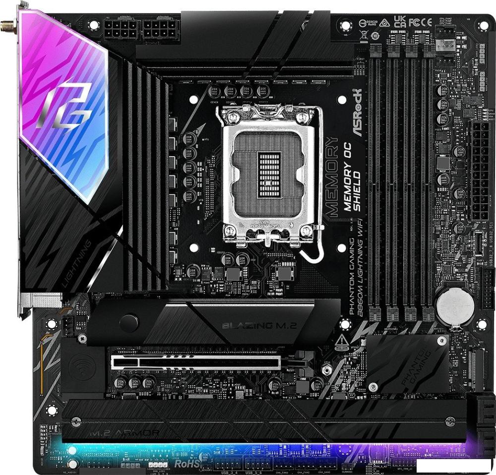 Материнская плата ASRock B860M Lightning WiFi