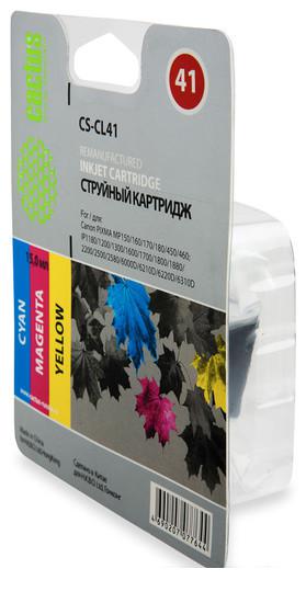 Картридж CACTUS CS-CL41 (аналог Canon CL-41 Color)