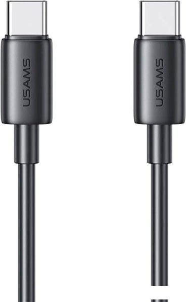Кабель Usams US-SJ711 USB Type-C - USB Type-C (1 м, черный)
