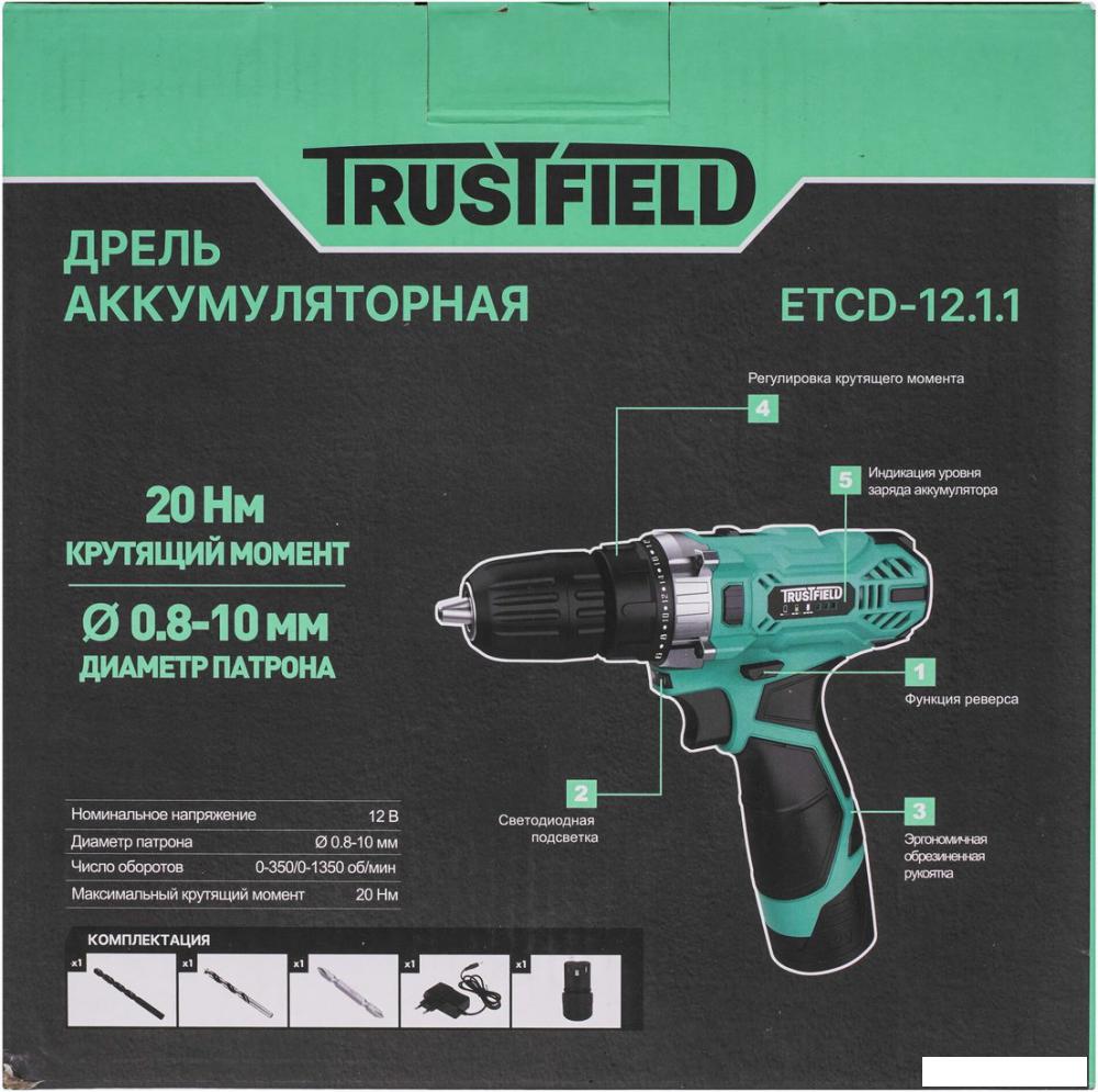 Дрель-шуруповерт Trustfield ETCD-12.1.1 (с 1-им АКБ)