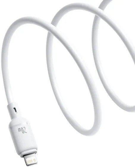 Кабель Baseus Silky Series Fast Charging Cable USB Type-C - Lightning (2 м, белый)