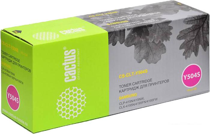 Картридж CACTUS CS-CLT-Y504S (аналог Samsung CLT-Y504S)