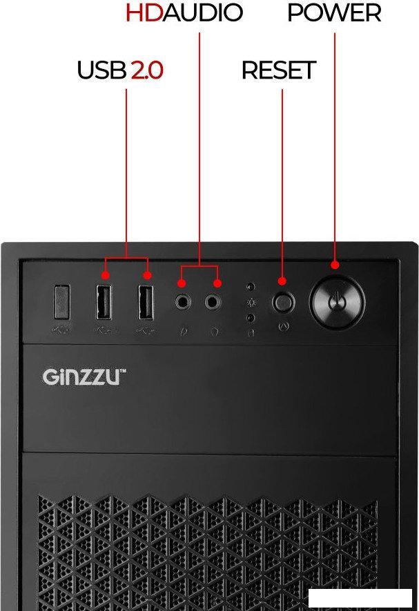 Корпус Ginzzu A400