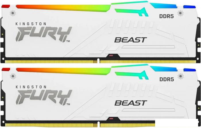 Оперативная память Kingston FURY Beast RGB 2x16ГБ DDR5 6000 МГц KF560C30BWEAK2-32