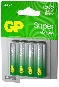 Батарейка GP Super G-Tech LR6/15AA21-2CRSBC4