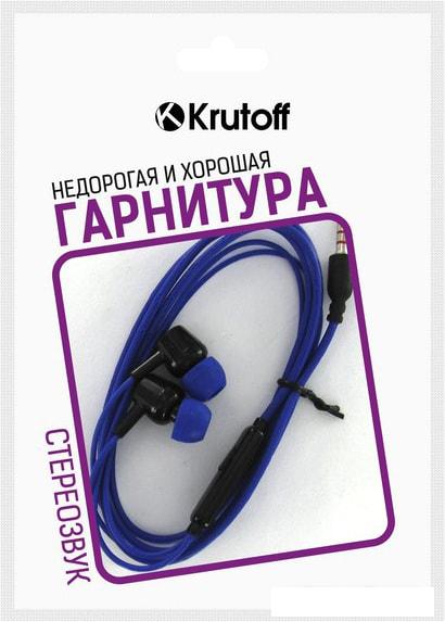 Наушники Krutoff J69 (черный/синий)
