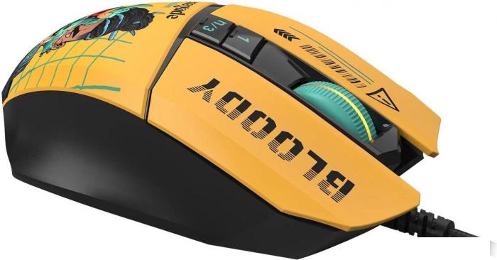 Игровая мышь A4Tech Bloody W63 Max Renegade (желтый)