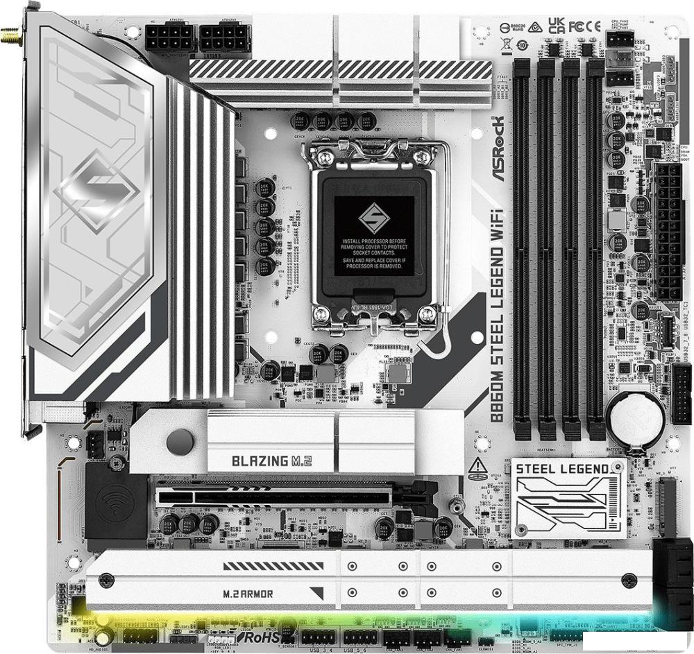 Материнская плата ASRock B860M Steel Legend WiFi