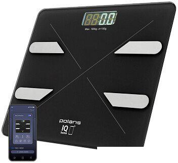Умные напольные весы Polaris PWS 1898 IQ Home (черный) Умные напольные весы Polaris PWS 1898 IQ Home (черный)