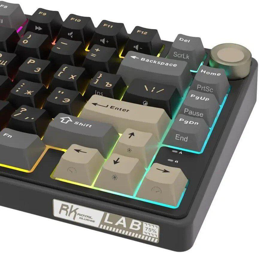 Клавиатура Royal Kludge R75 RGB Phantom (RK Silver)