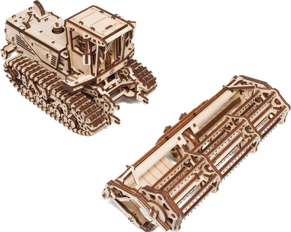 3Д-пазл Eco-Wood-Art Косилка самоходная CS-150C
