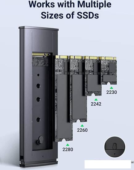 Бокс для накопителей M.2 Ugreen CM578 15512