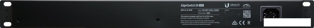 Управляемый коммутатор 3-го уровня Ubiquiti EdgeSwitch 24 250W [ES-24-250W]