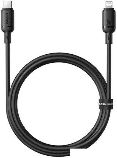Кабель Baseus Silky Series Fast Charging Cable USB Type-C - Lightning (1 м, черный)