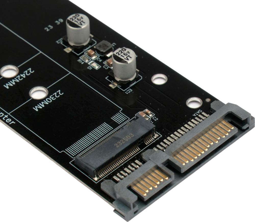 Адаптер для подключения M.2 накопителей Cablexpert EE18-M2S3PCB-02