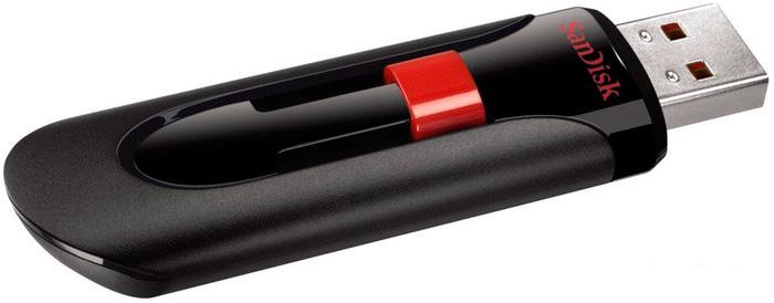 USB Flash SanDisk Cruzer Glide 256GB (черный) [SDCZ600-256G-G35]