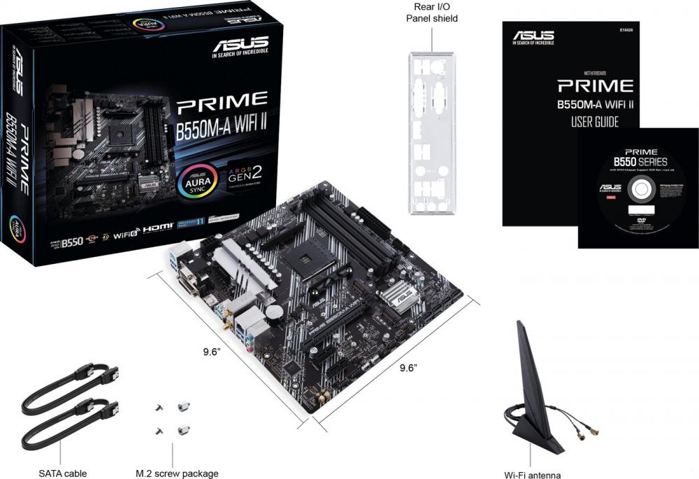 Материнская плата ASUS Prime B550M-A WIFI II