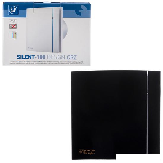Осевой вентилятор Soler&amp;Palau Silent-100 CZ Matt Black Design - 4C 5210007700