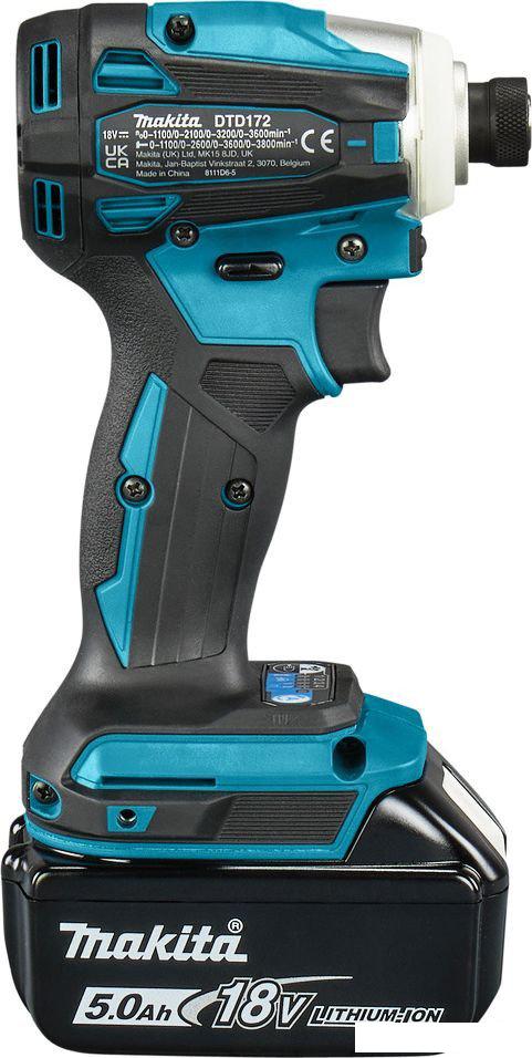 Винтоверт Makita DTD172RT1J (с 1-м АКБ, кейс)