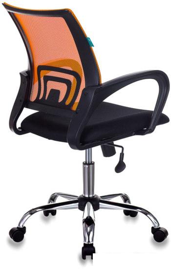 Офисное кресло Бюрократ CH-695N/SL/OR/BLACK (черный/оранжевый)