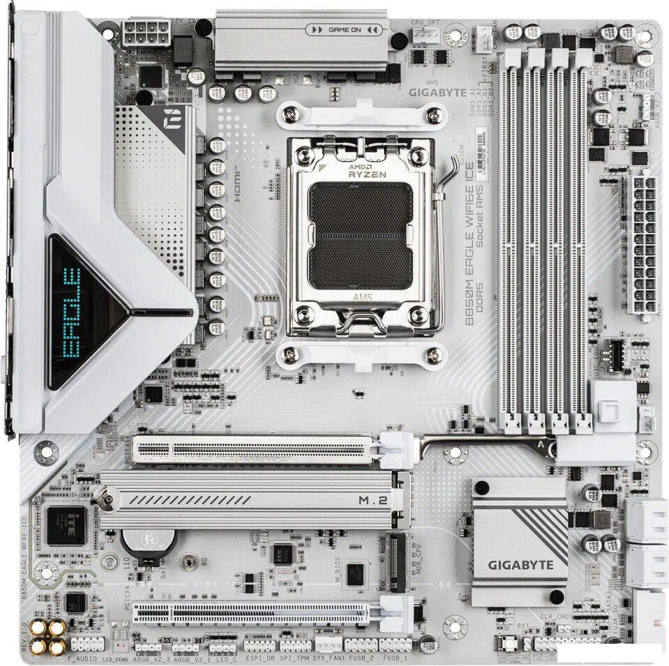 Материнская плата Gigabyte B850M Eagle WiFi6E Ice (rev. 1.0)