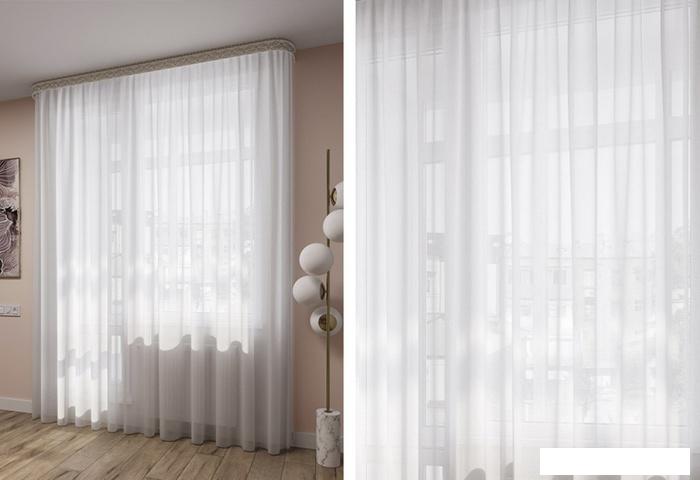 Тюль Legrand Вуаль шелк 5x2.6 м (белый)