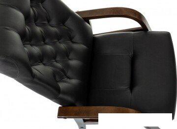 Офисное кресло Бюрократ T-9928WALNUT-CF/B (черный)