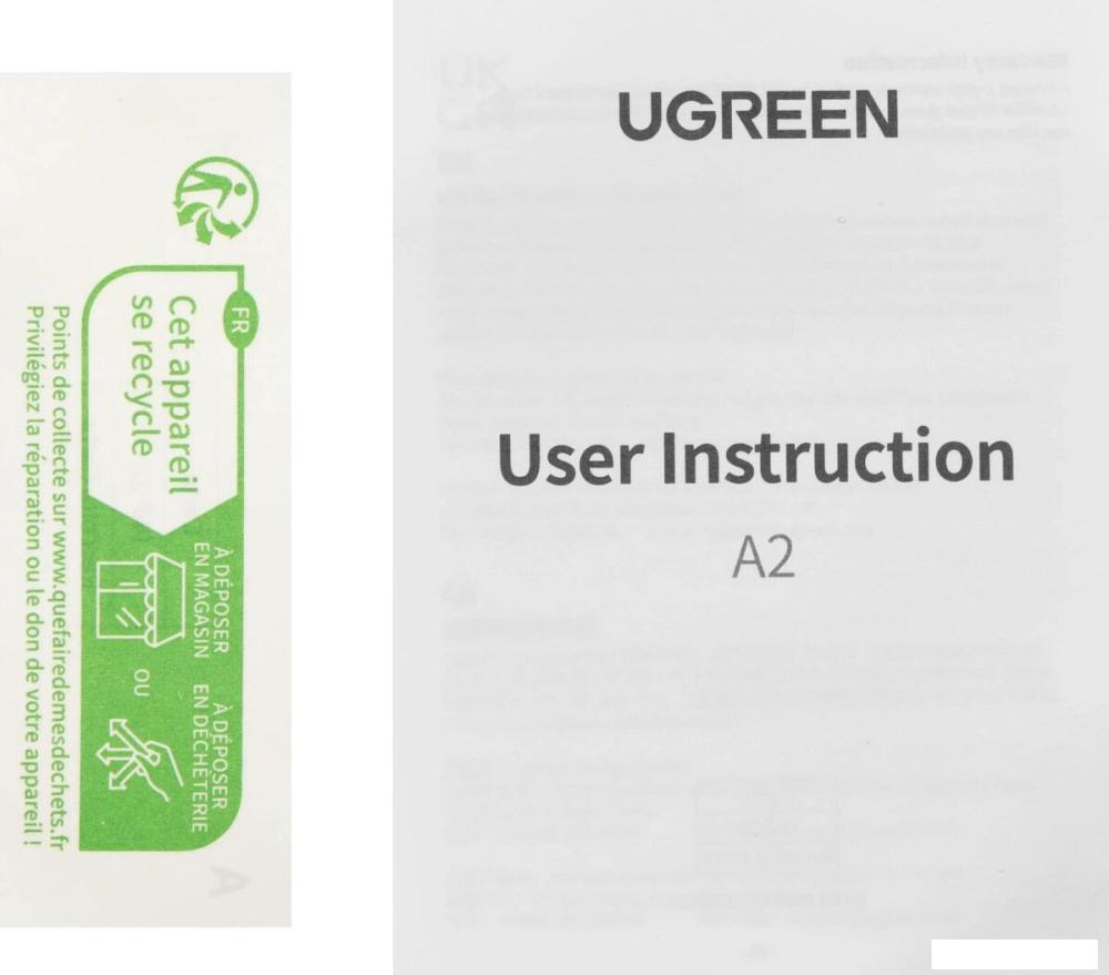 Кабель Ugreen L502 USB Type-C - USB Type-C (0.5 м, черный)