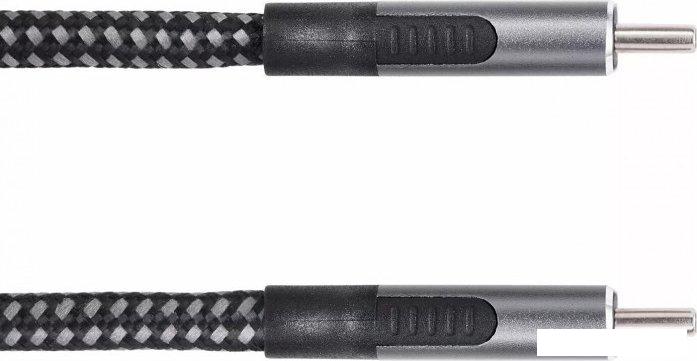 Кабель VCOM CU420M-1.8M USB 3.2 Gen2 Type-C - USB 3.2 Gen2 Type-C (1.8 м, черный)