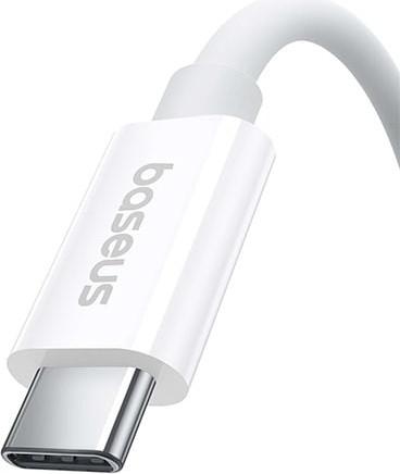 Кабель Baseus Superior Series 2 USB4 Full-Function Fast Charging Cable 240W USB Type-C - USB Type-C (1 м, белый)