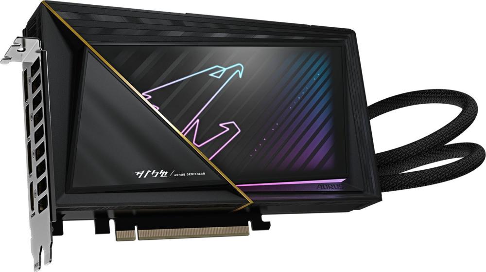 Видеокарта Gigabyte Aorus GeForce RTX 5080 Xtreme Waterforce 16G GV-N5080AORUSX W-16GD