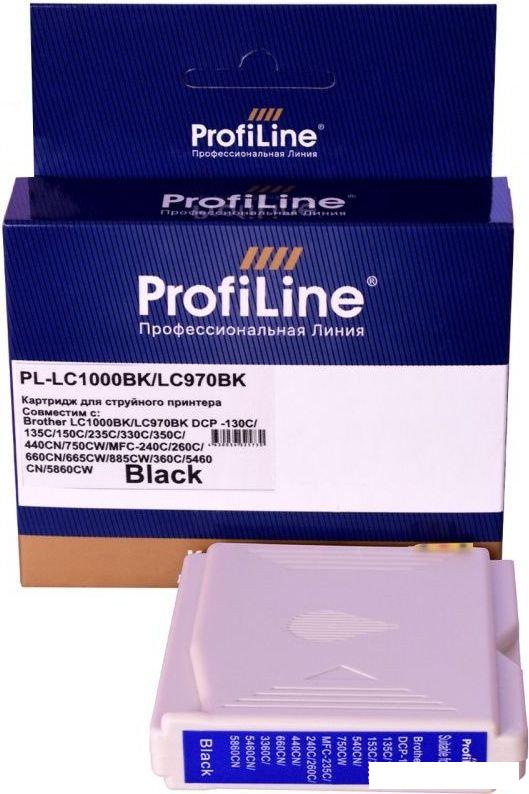 Картридж ProfiLine PL-LC1000BK/PL-LC970BK (аналог Brother LC1000BK)