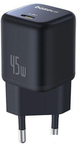 Сетевое зарядное Baseus PicoGo Fast Charger 1C 45W P10176800123-00 (черный)