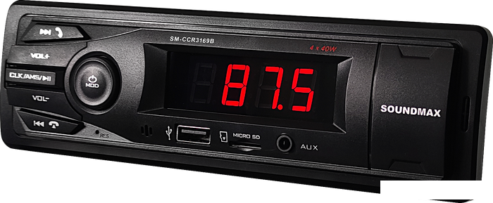 USB-магнитола Soundmax SM-CCR3169B