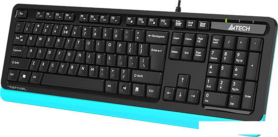 Клавиатура A4Tech Fstyler FKS10 (черный/синий)
