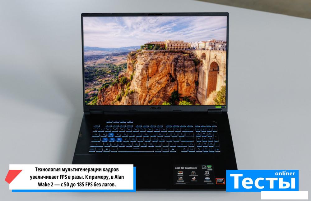 Игровой ноутбук ASUS TUF Gaming A18 2025 FA808UP-S8051 Win 11 Pro