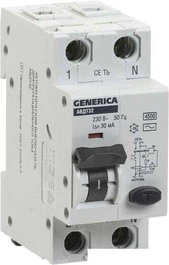 Выключатель автоматический Generica АВДТ 32 С32 MAD25-5-032-C-30