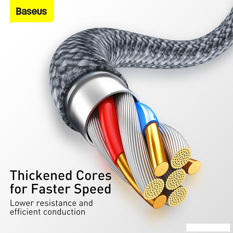 Кабель Baseus Dynamic Series USB Type-C - Lightning (2 м, серый)