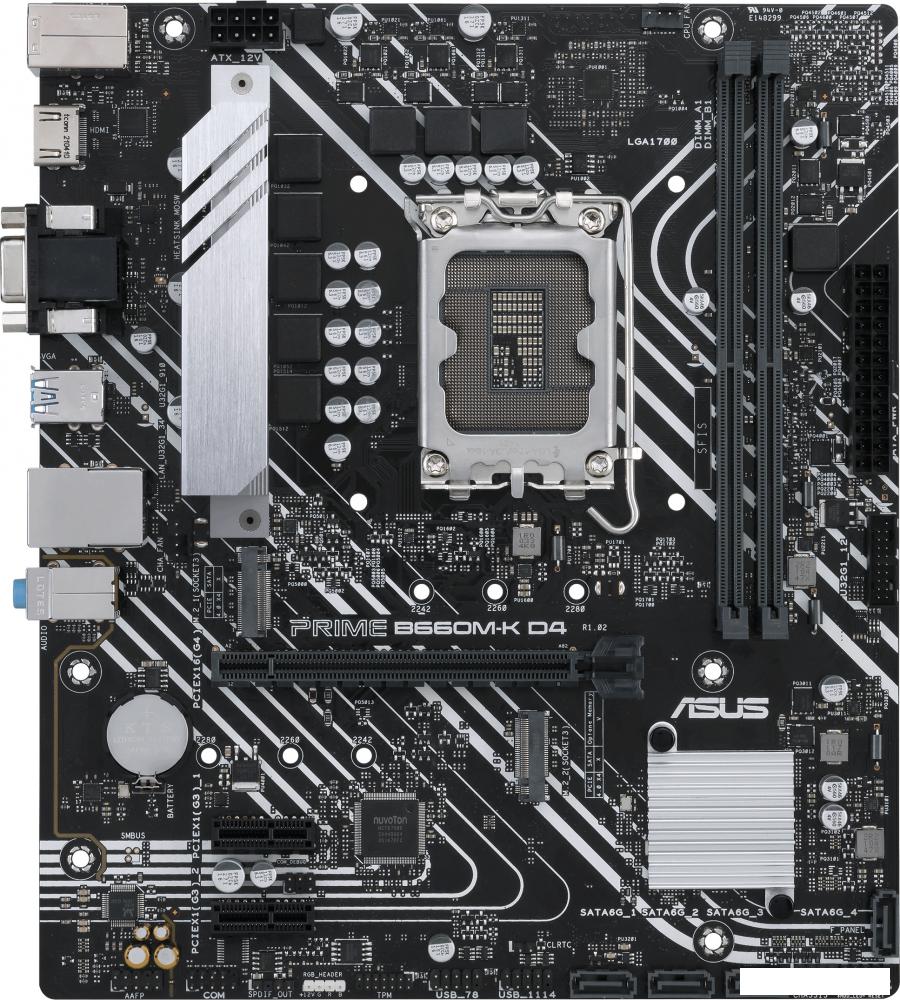 Материнская плата ASUS Prime B660M-K D4