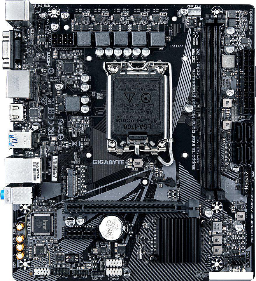 Материнская плата Gigabyte H610M S2H V2 (rev. 1.0)