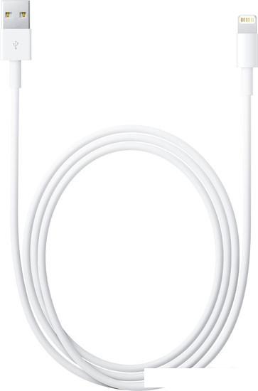 Кабель Apple USB 2.0 Type-A - Lightning (2 м, белый)