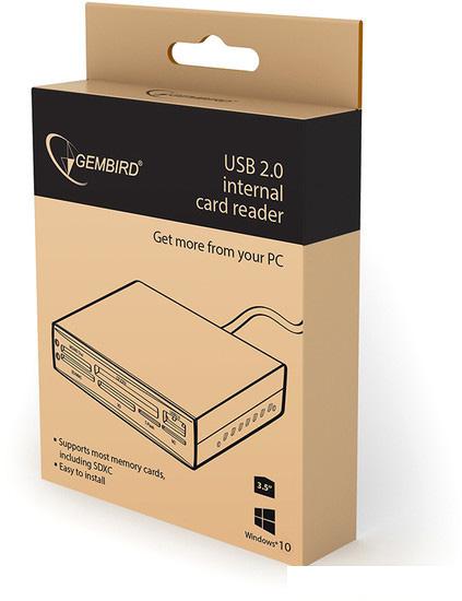 Карт-ридер Gembird FDI2-ALLIN1-02-B