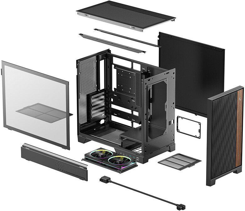 Корпус DeepCool CL600 R-CL600-BKNNA2-G-1