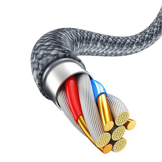 Кабель Baseus Dynamic Series USB Type-C - Lightning (2 м, серый)
